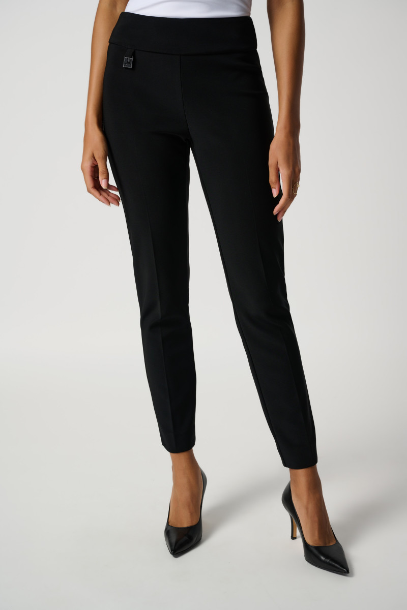 Slim-Fit Hose schwarz