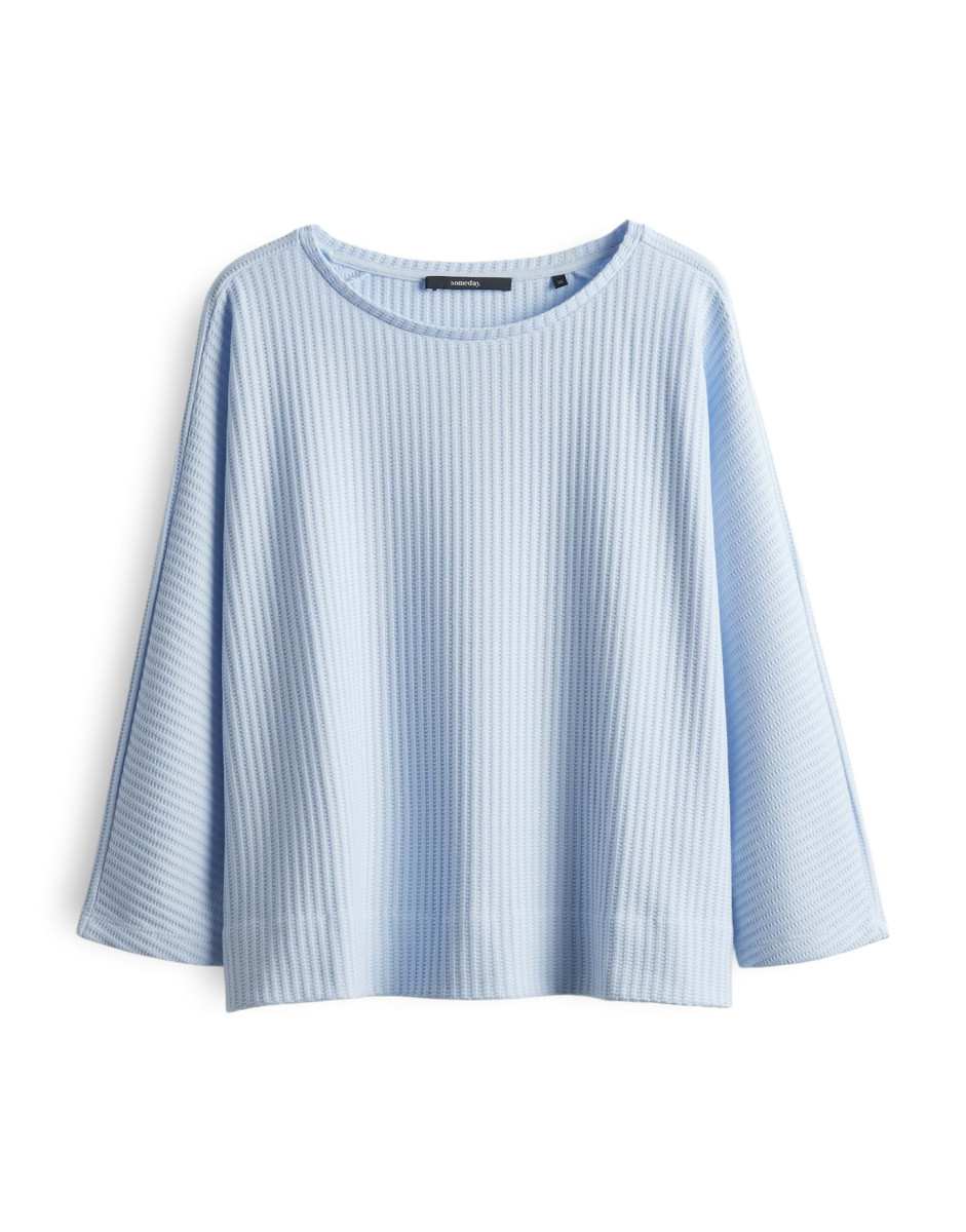 Langarmshirt "Kayuma" hellblau