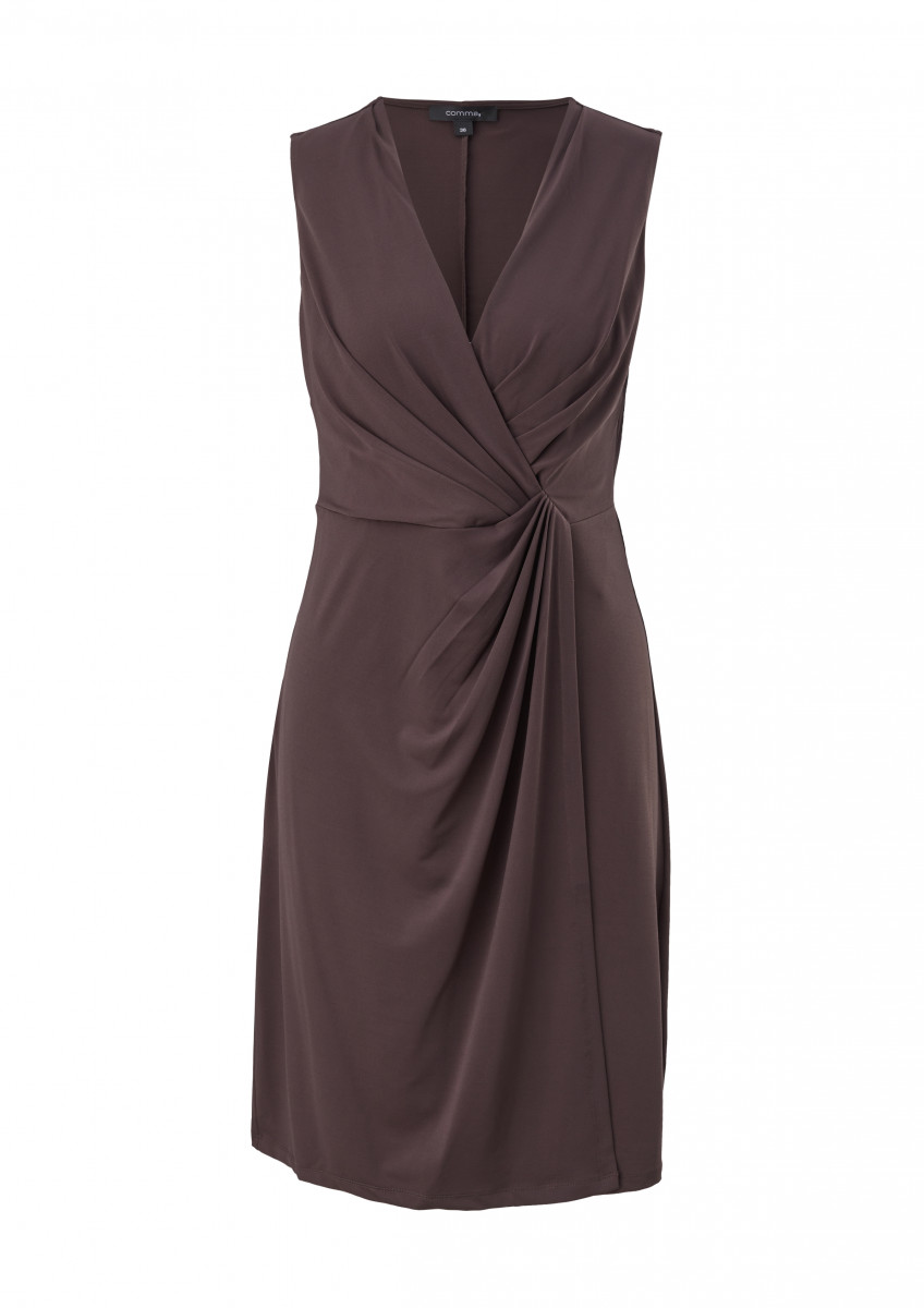 Kleid in Wickel-Optik