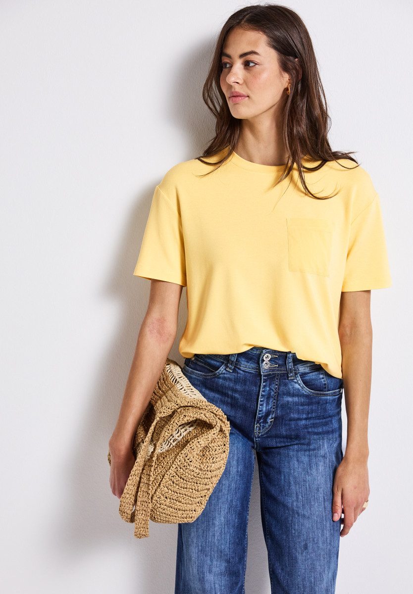 T-Shirt mit Brusttasche