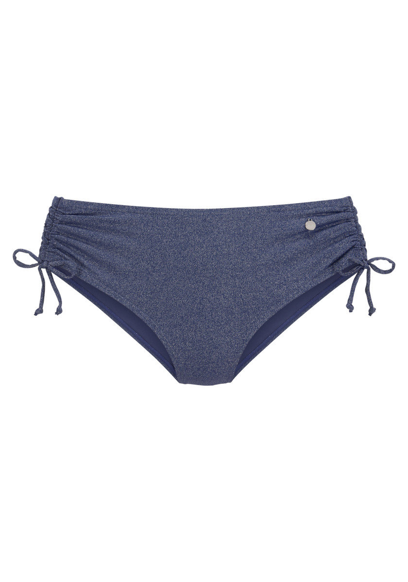 Bikinihose mit Raffung