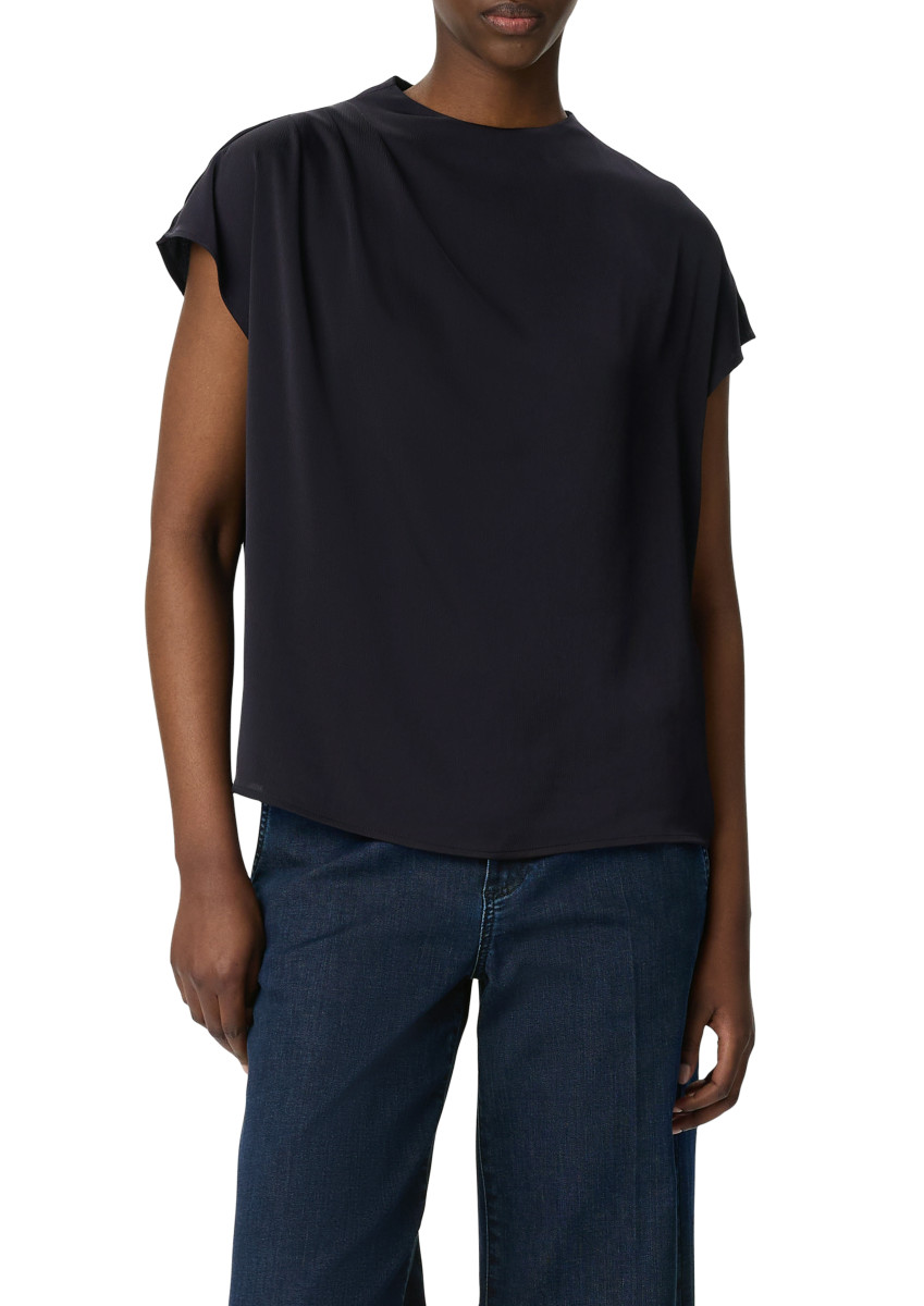 Bluse mit Falten-Detail