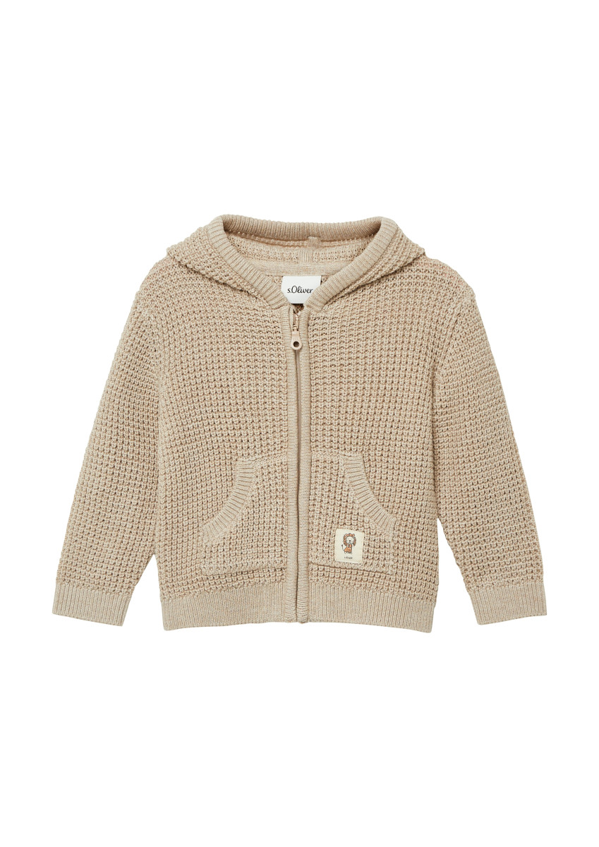Cardigan aus Baumwollmix