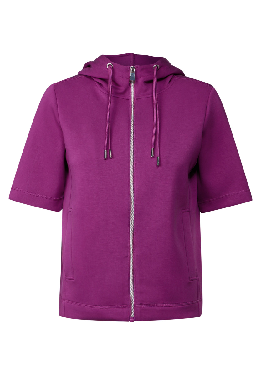 Sweatjacke lila
