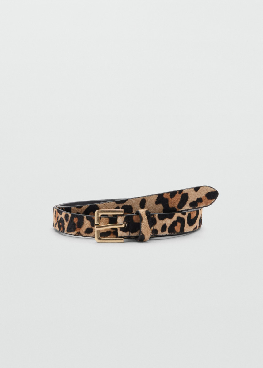 Gürtel mit Leopardenmuster
