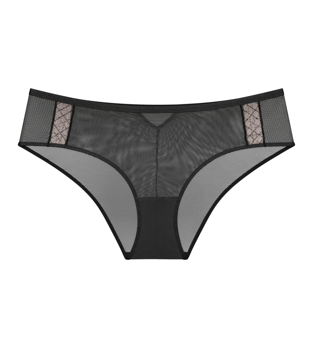 Hipster Slip "Heartbeat" schwarz
