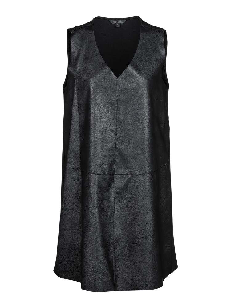 Kleid in Leder-Optik "Njola"