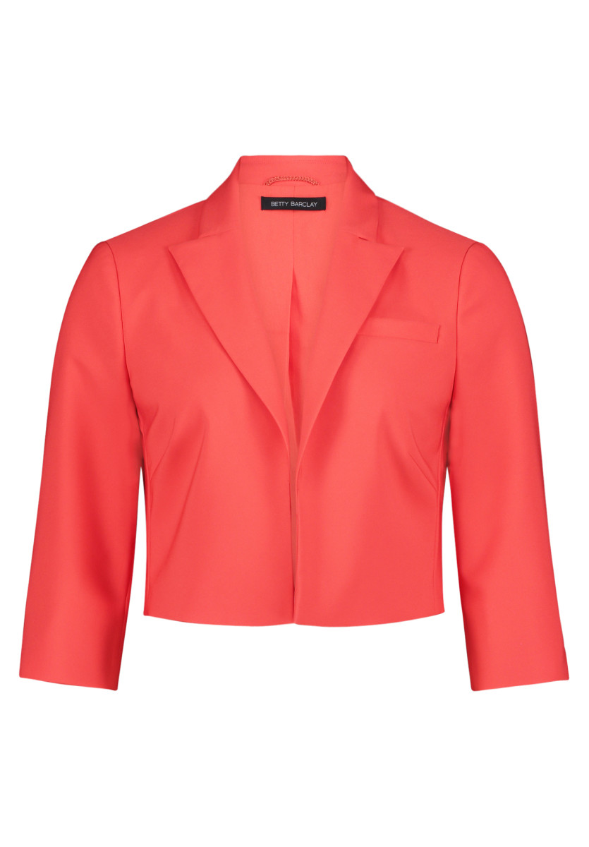 Blazerjacke mit 3/4-Arm rot