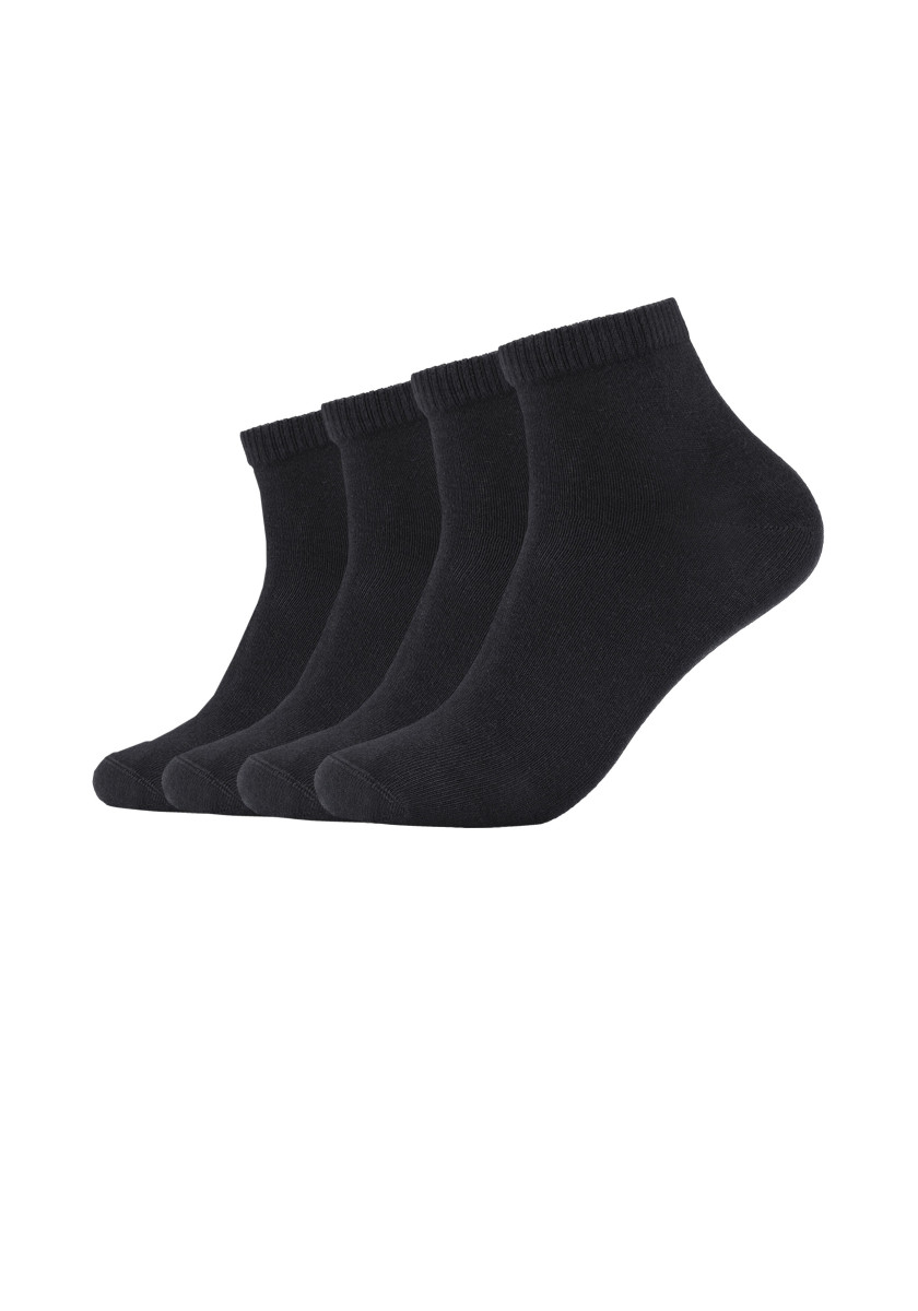 Sneakersocken (4er-Pack) schwarz