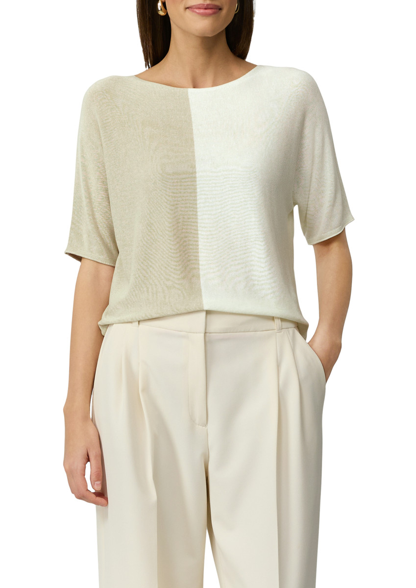 Feines Strickshirt beige