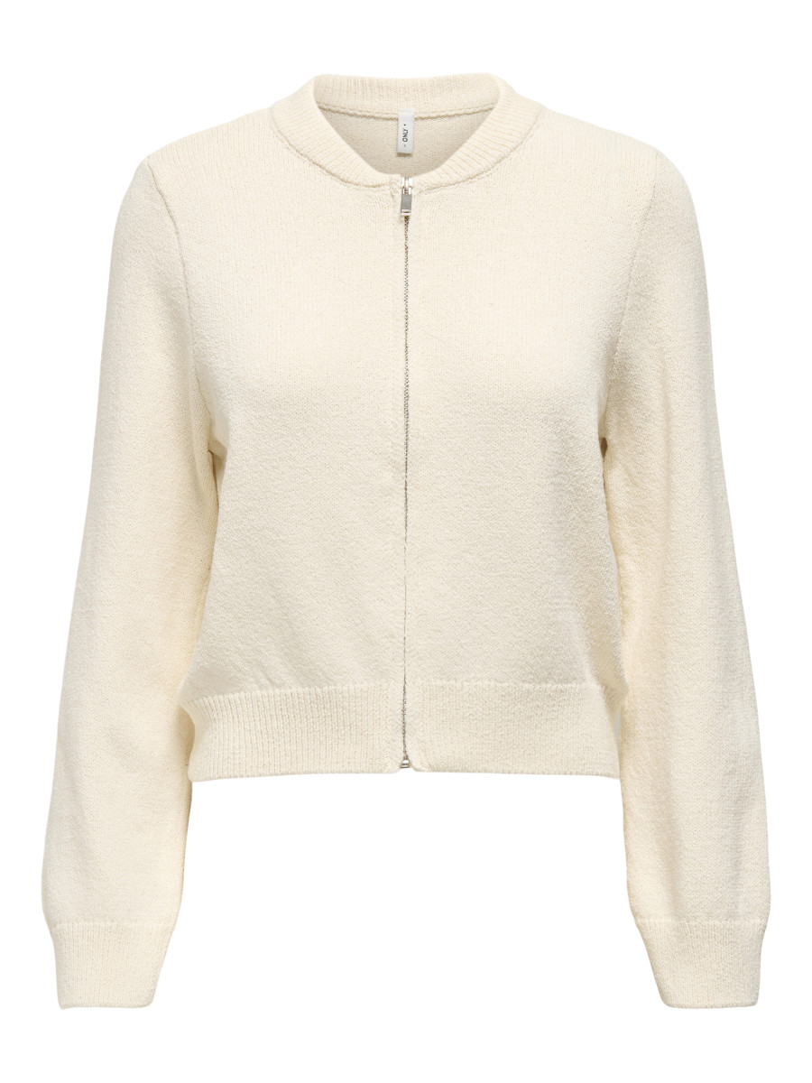 Strickjacke beige