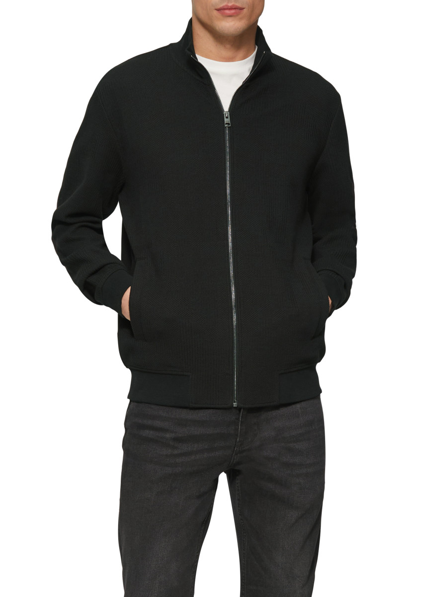 Sweatjacke aus Jacquard