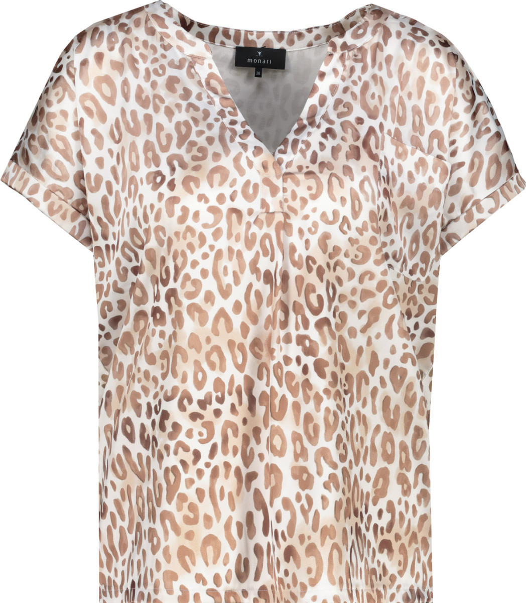 Blusenshirt mit Leomuster