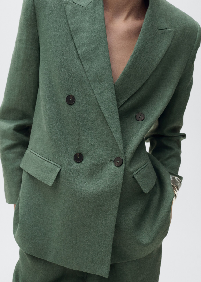 Leinen-Blazer "Musgo"