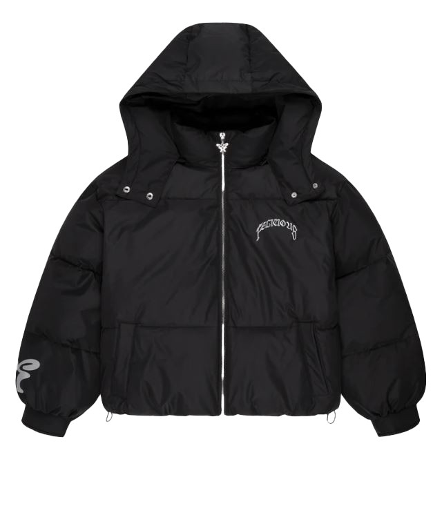 Kurze Puffer-Jacke