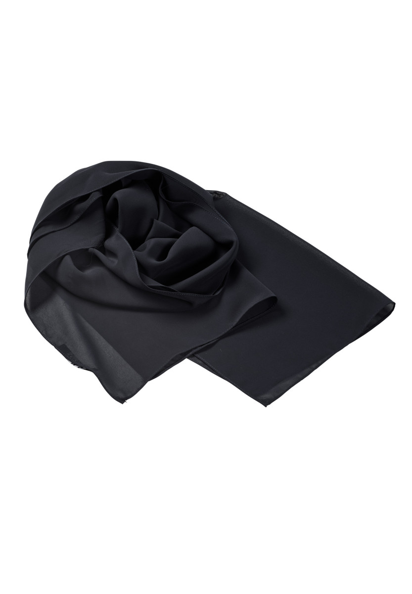 Stola aus Chiffon schwarz
