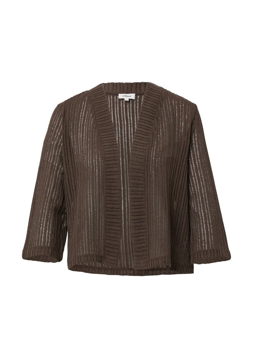 Cardigan mit 3/4-Ärmeln