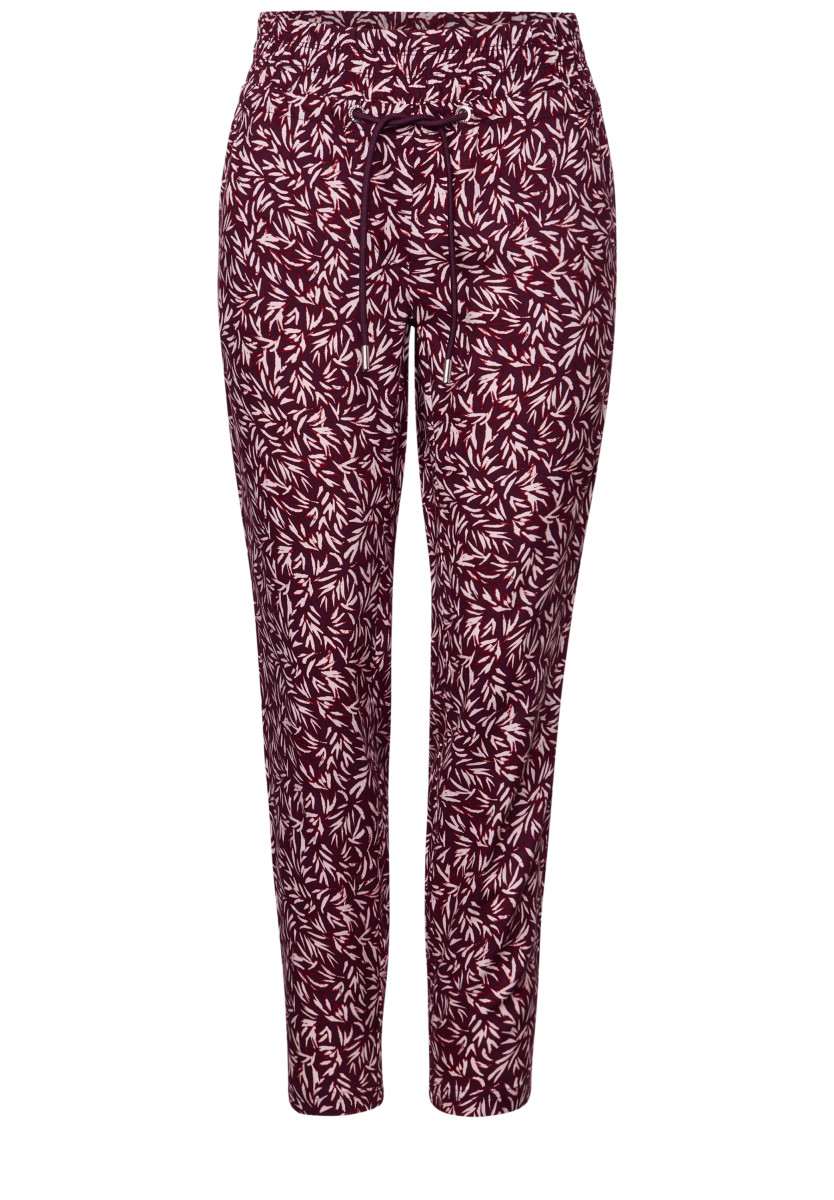 Gemusterte Loose Fit Hose