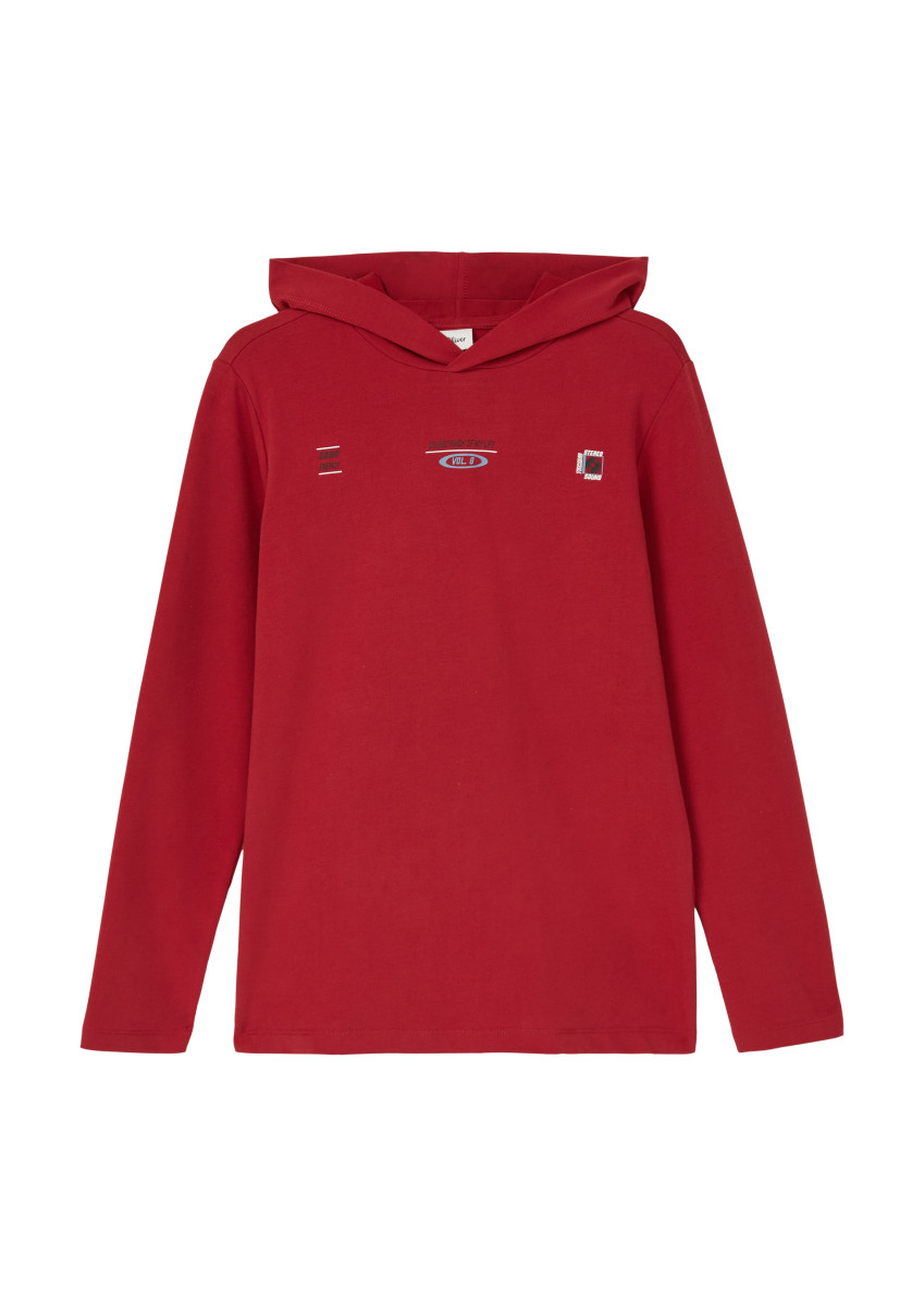 Langarmshirt aus leichtem Sweat