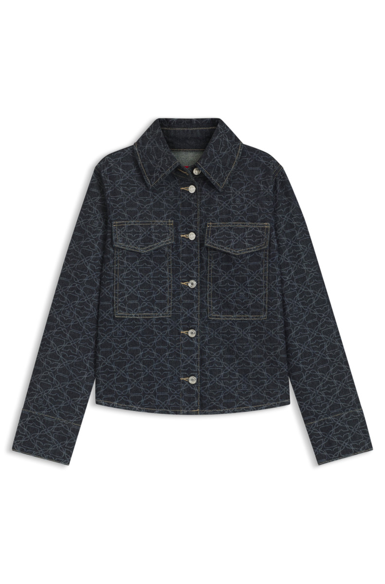 Jacke aus festem Denim