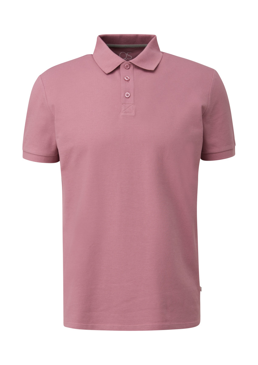 Polo-Shirt aus Baumwolle rosa