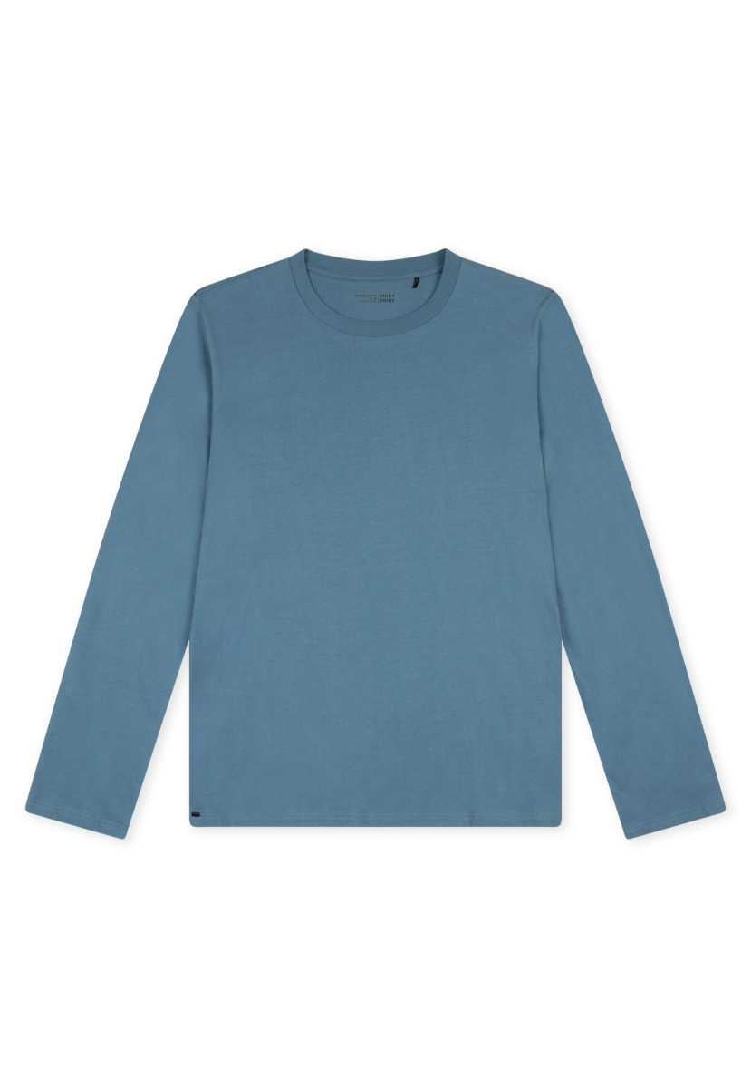 Langarmshirt blau