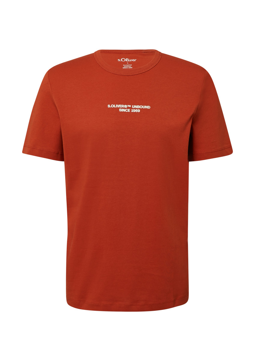 T-Shirt mit Artwork rot