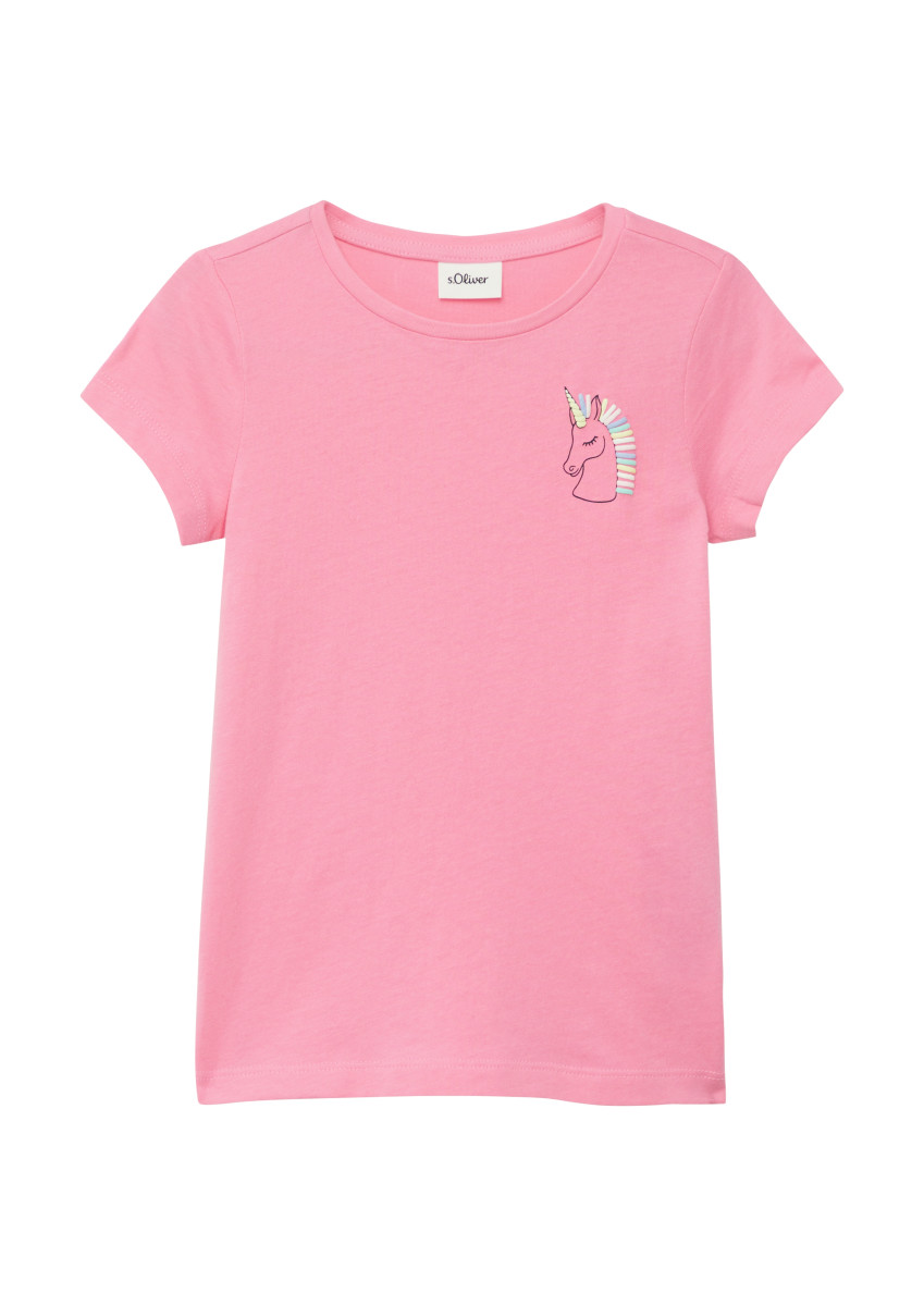 Ausgestelltes T-Shirt rosa