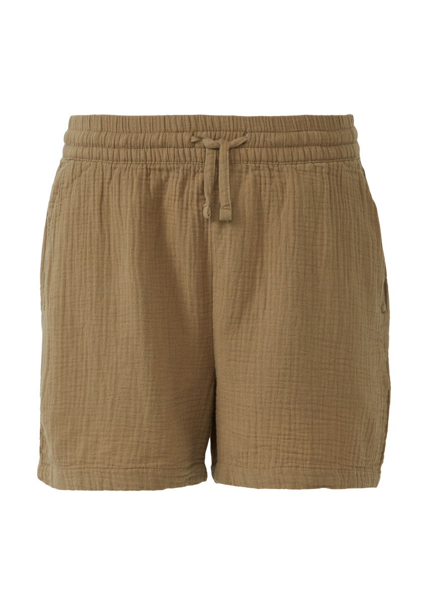 Shorts aus Musselin