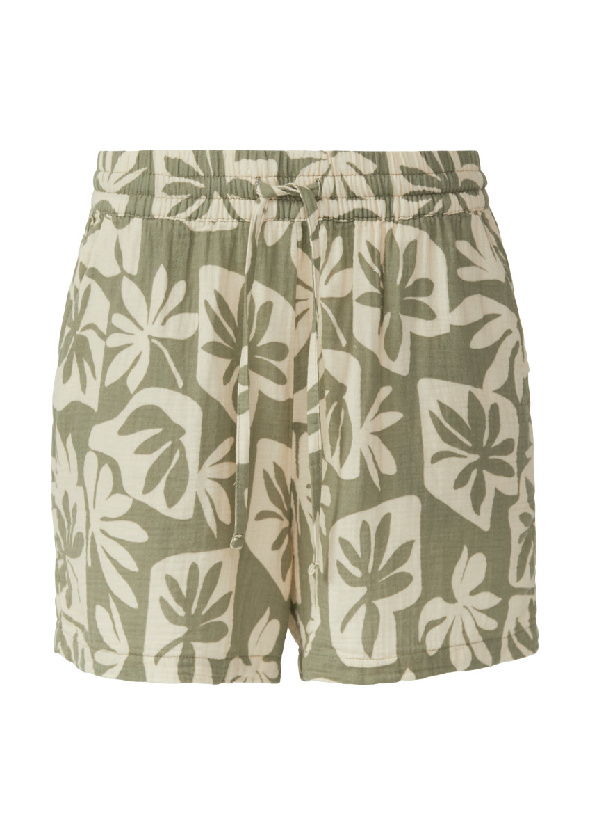 Shorts aus Musselin