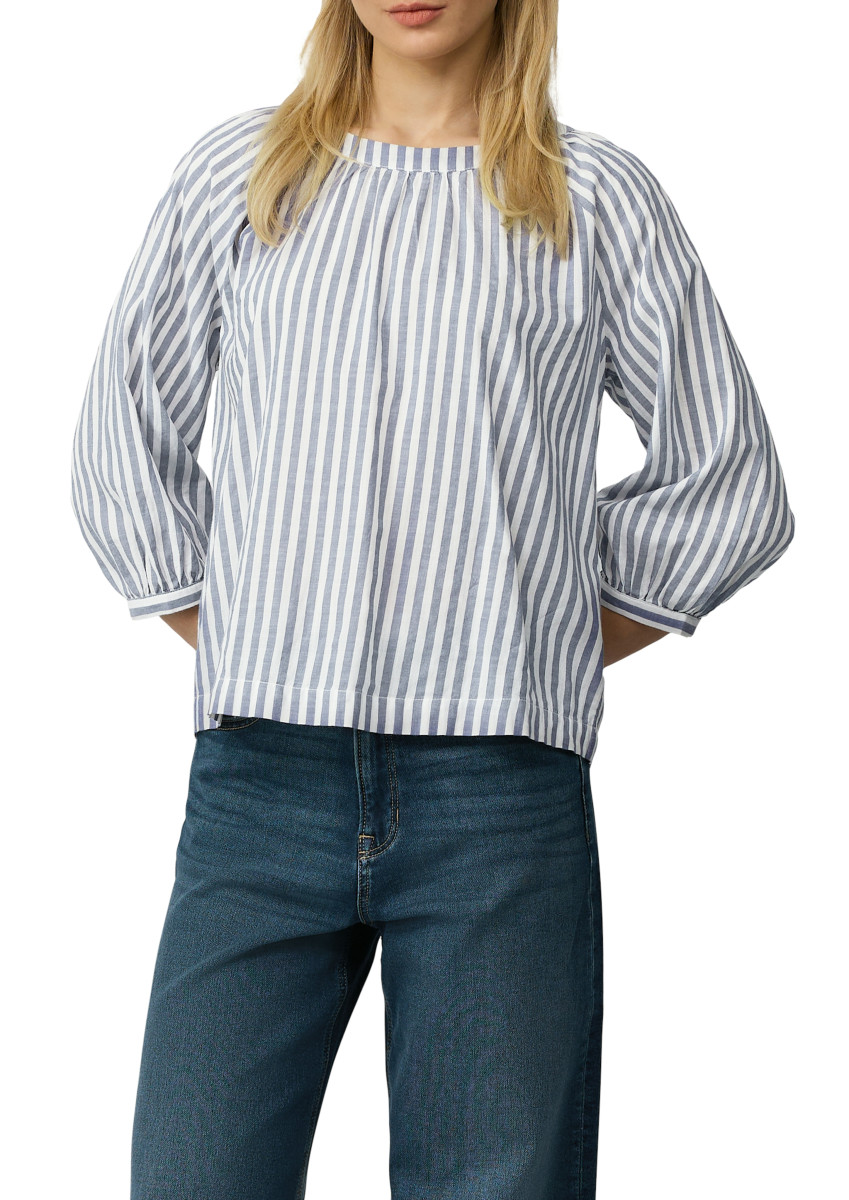 Streifen-Bluse im Relaxed Fit