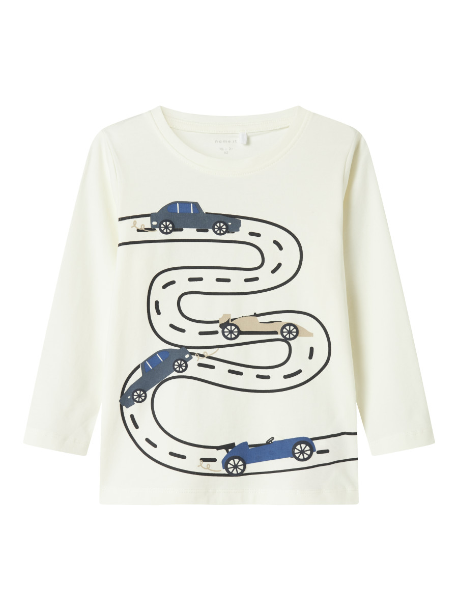 Langarmshirt creme