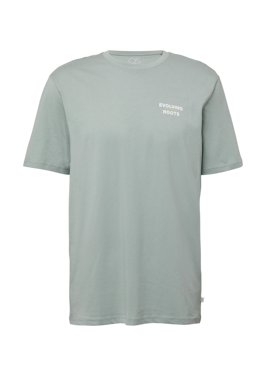 T-Shirt mit kleinem Frontprint