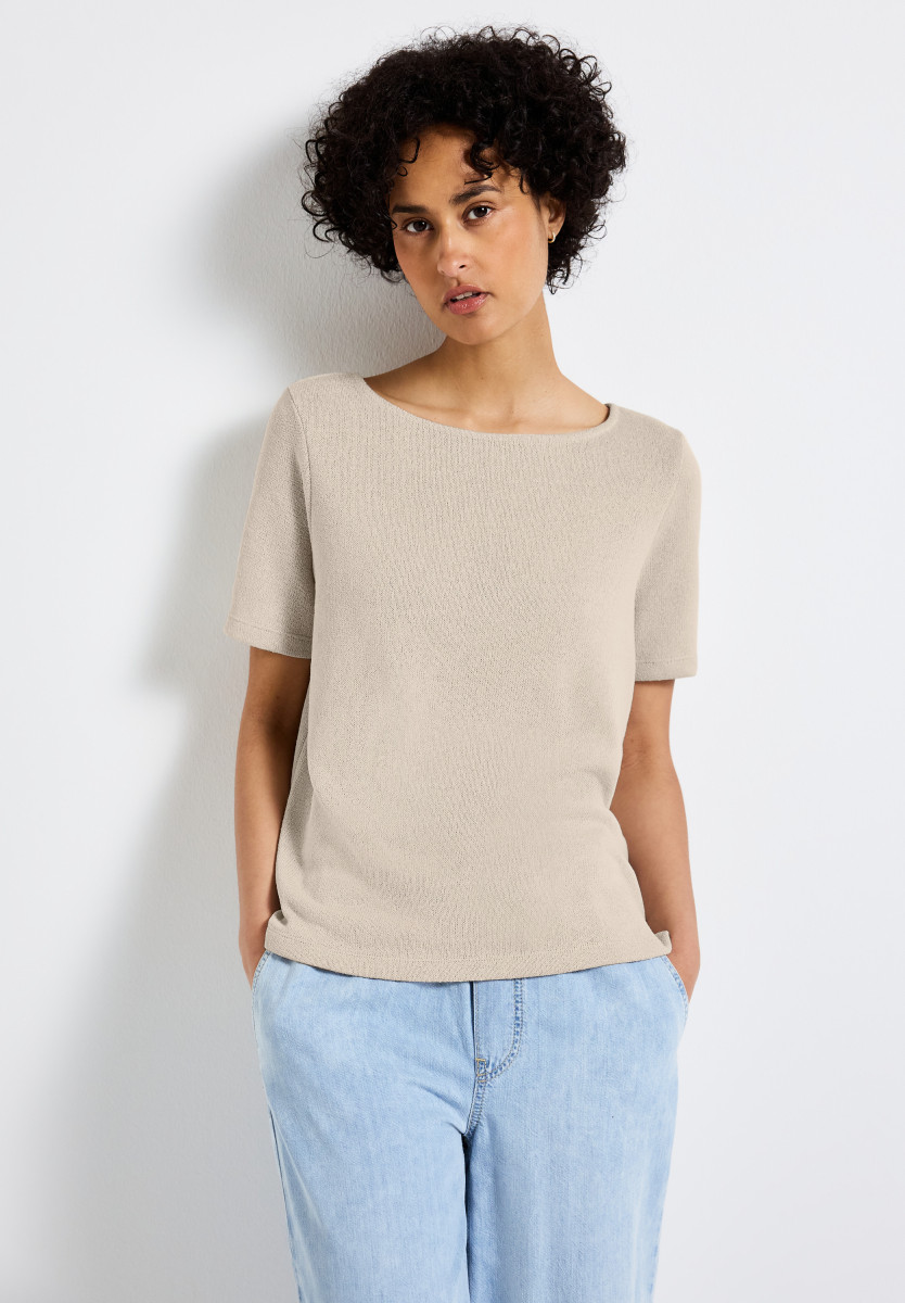 Strick-Look T-Shirt