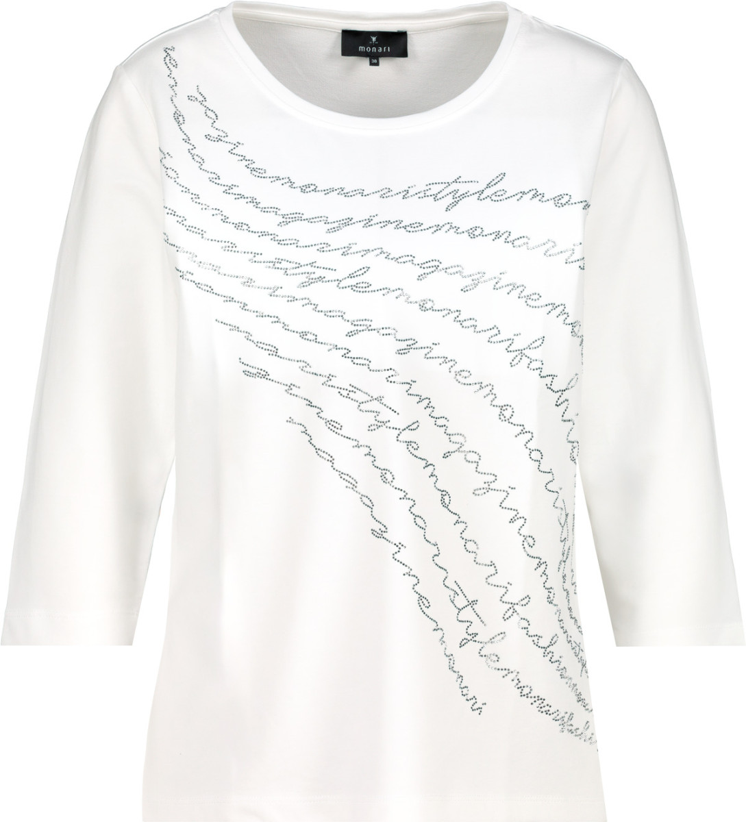 Shirt mit Strass Schrift