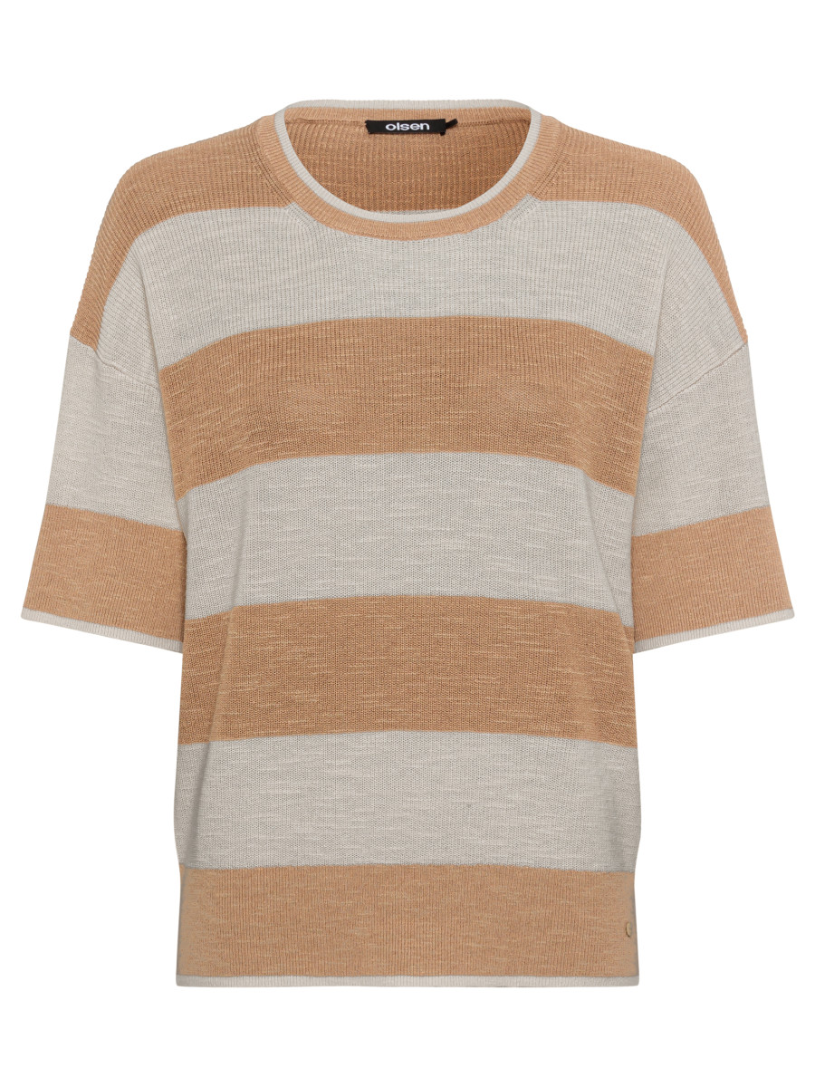 Pullover cognac