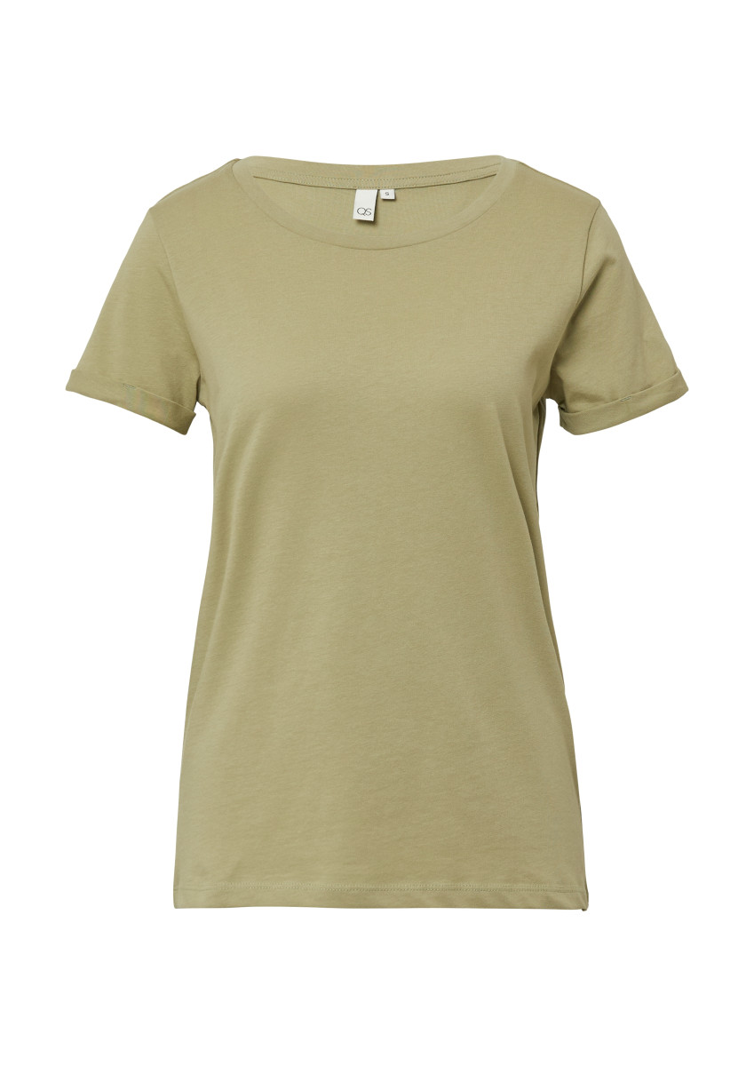 Jerseyshirt mit Crew Neck hellgrün