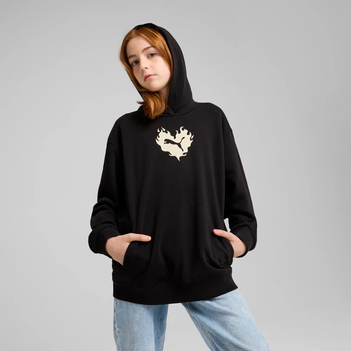 Hoodie "Flaming Love"