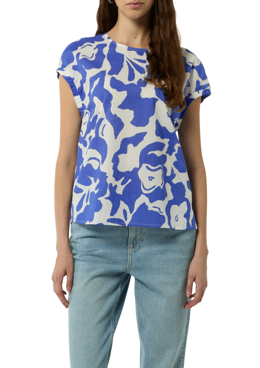 Bluse mit All-over-Print