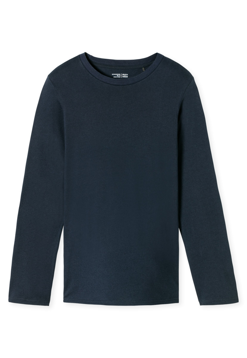 Langarmshirt dunkelblau