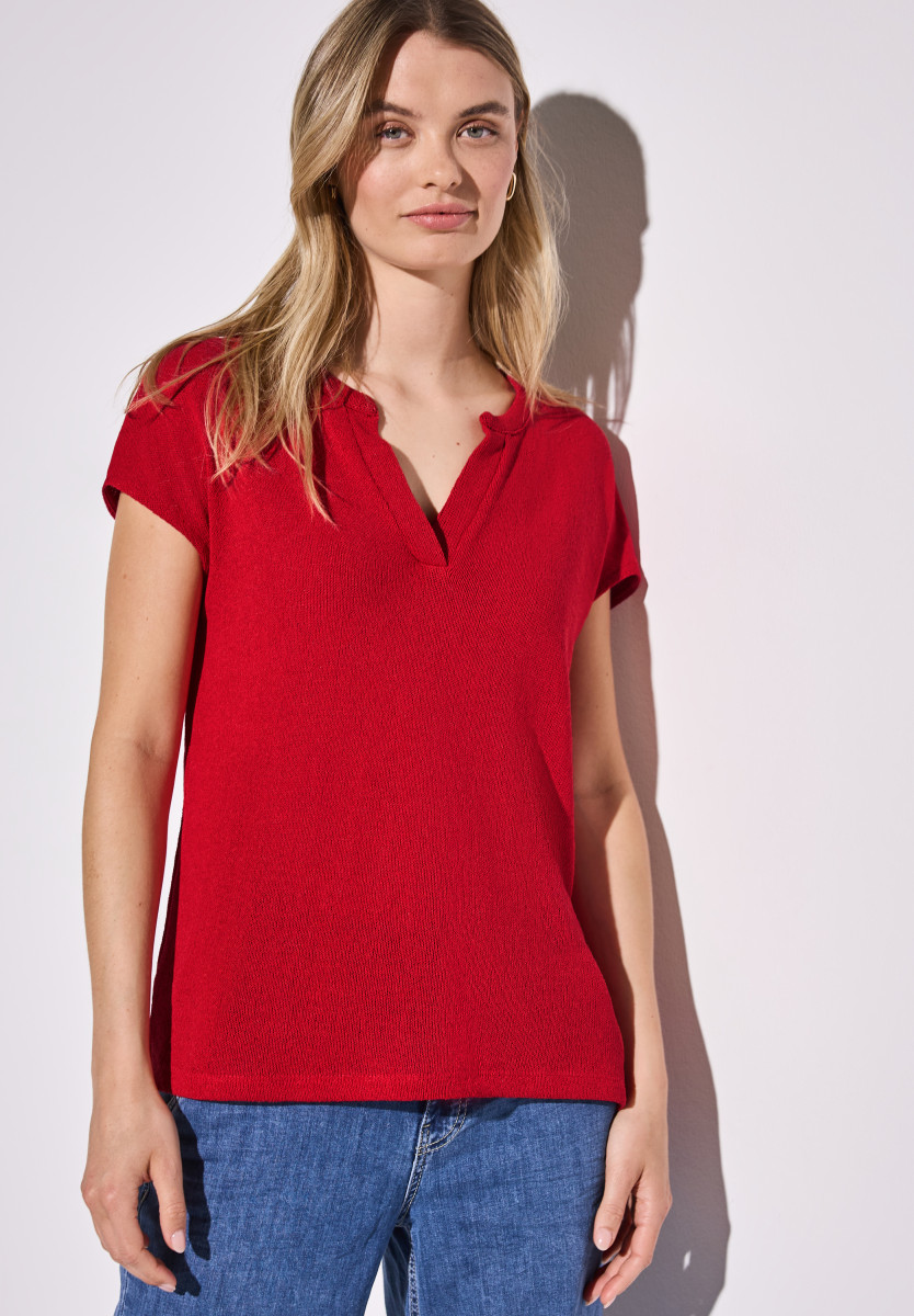 Strick-Look Shirt