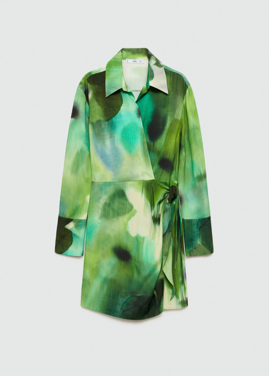 Kleid mit Taillenband