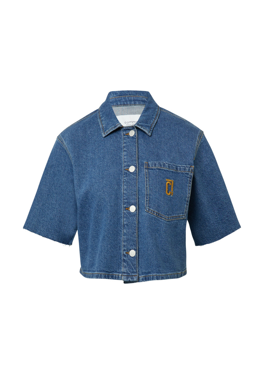 Kurzes Denim-Hemd