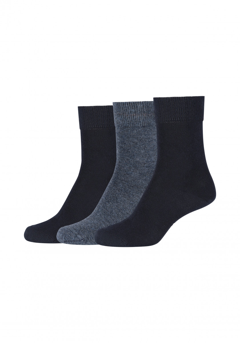 Soft - Kinder - Socken, 3 Paar dunkelblau