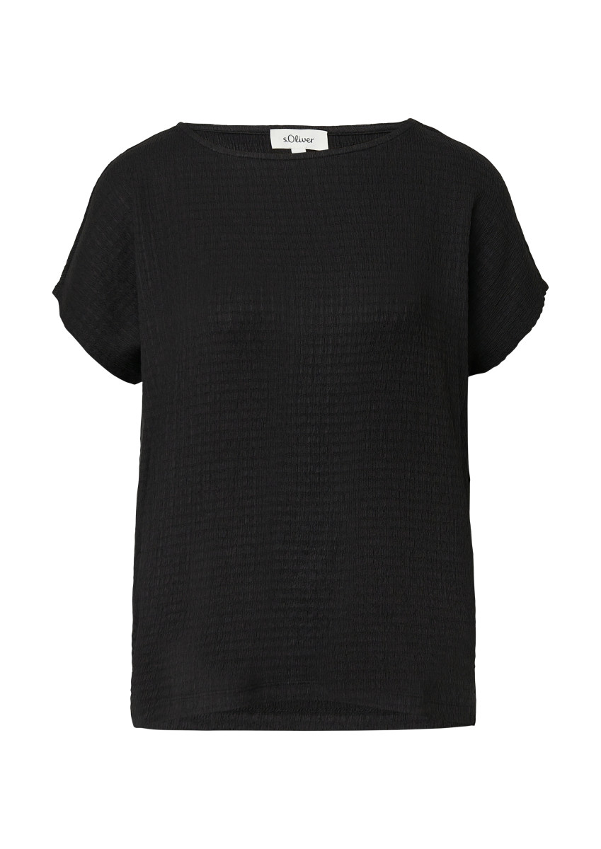 Strukturiertes T-Shirt