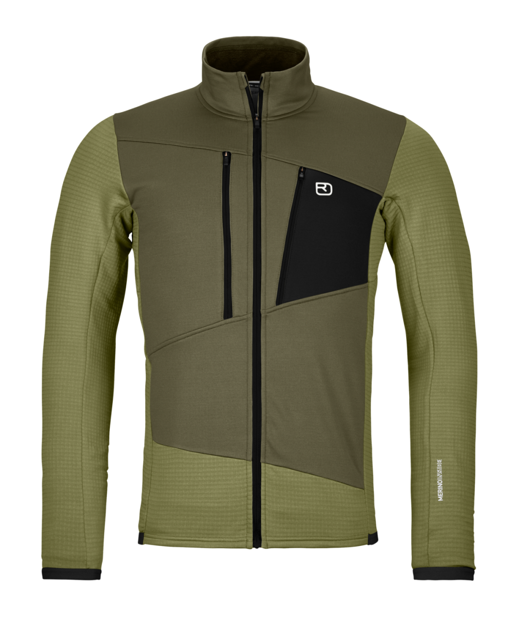 Fleecejacke oliv