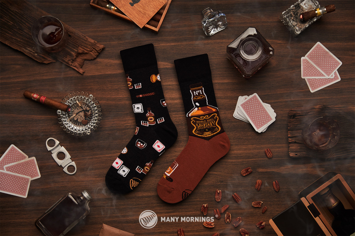 Socken "Whiskey"