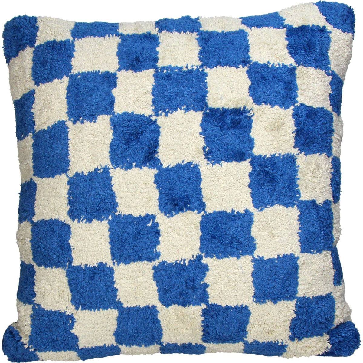 Kissen "Check" blau
