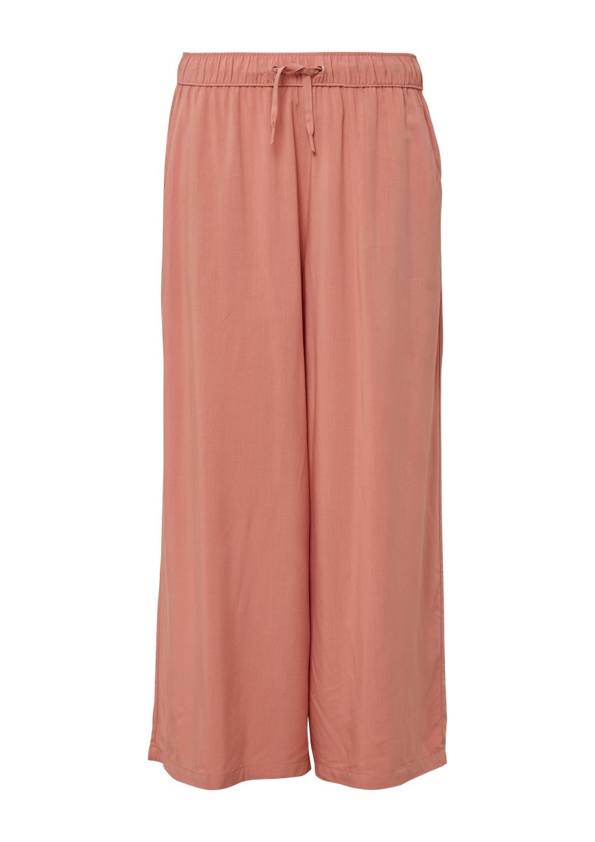 Culotte aus Viskose orange