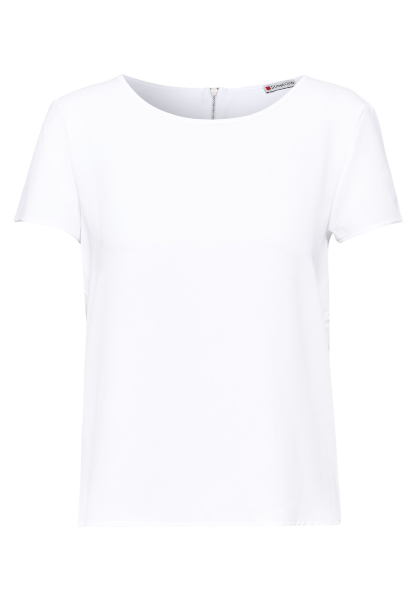 Materialmix-T-Shirt